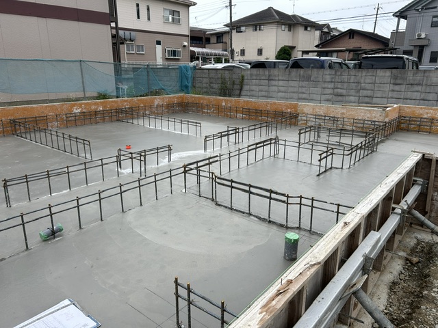 M様邸の基礎工事着工—安定した土台づくりの始まり